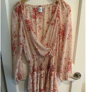 Princess Polly Long Sleeve Floral Mini Dress